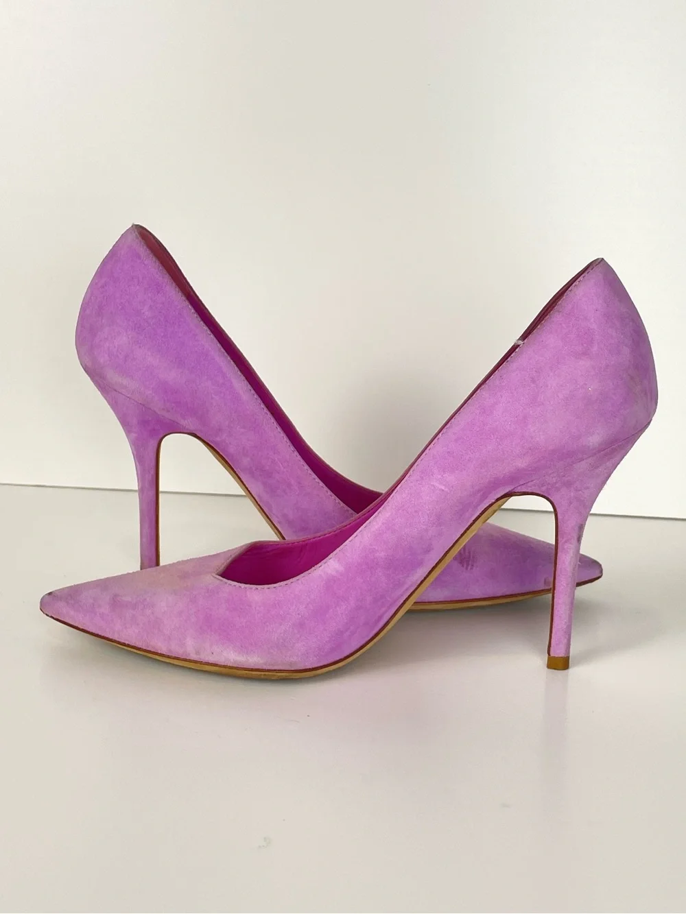 Christian Dior Suede Pointed-Toe Stiletto Pump size 37 US 6.5-7